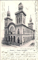 1903-cartolina Torino Tempio Israelitico Viaggiata - Sonstige & Ohne Zuordnung