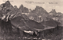 1931-Cime Di Primiero S.Martino Di Castrozza (TN) Cartolina Viaggiata - Bolzano (Bozen)