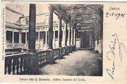 1901-cartolina Di Padova Palazzo Della Regia Universita' Galleria Superiore Del  - Padova (Padua)