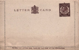 1912-Gran Bretagna Letter Card 1,5p. Giorgio V - Brieven En Documenten