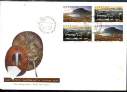 EUROPA FDC SUEDE 2004 LAPONIE - 2004