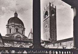 1950circa-Brescia Il Duomo E La Torre Del Popolo Dal Palazzo Broletto, - Brescia