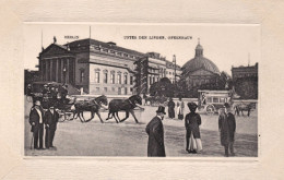 1910circa-Germania Berlin Unter Den Linden Opernhaus - Autres & Non Classés