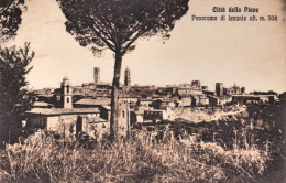 1933-Perugia, Citta' Della Pieve, Panorama Di Levante, Viaggiata - Perugia