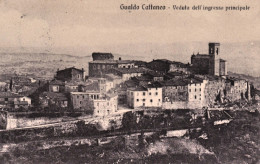 1912-Gualdo Cattaneo, Perugia, Veduta Dell'ingresso Prinicipale, Viaggiata - Perugia
