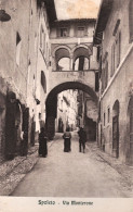 1924ca.Spoleto, Perugia, Via Monterone, Animata, Viaggiata - Perugia