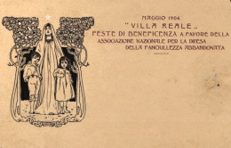 1904-Milano, Villa Reale, Feste Di Beneficenza Associazione Nazionale Difesa Del - Manifestations