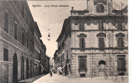 1917-Spoleto Perugia, Corso Vittorio Emanuele, Viaggiata - Perugia