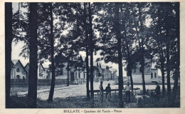 1938-Bollate, Milano, Parco Del Quartiere Del Fascio, Non Viaggiata - Milano (Milan)