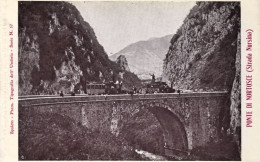 1900ca.-Spoleto, Perugia, Ponte Di Nortosce, Strada Nursina "viadotto Con Autome - Perugia