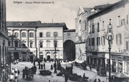 1916-Foligno, Piazza Vittorio Emanuele II, Animata E Viaggiata - Foligno