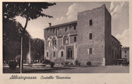 1942-Abbiategrasso, Milano, Castello Visconteo, Viaggiata - Milano (Mailand)