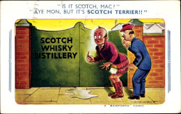 Artiste CPA Patrick, F., Scotch Whisky Distillery, Scotch Terrier, Is It Schotch, Mac? - Autres & Non Classés