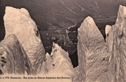 1925ca.-Chamonix, Vue Prise Du Glacer Superieur Des Bossons, Non Viaggiata - Aosta