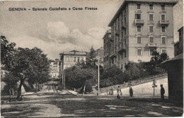 1920circa-Genova Spianata Castelletto E Corso Firenze - Genova (Genua)