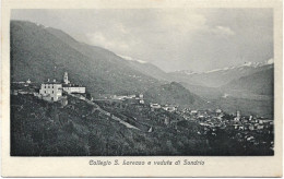 1930circa-collegio San Lorenzo E Veduta Di Sondrio - Sondrio