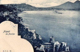 1904-ca.-Napoli, Suggestiva Veduta Del Golfo E Del Vesuvio Da Posillipo, Non Via - Napoli (Napels)