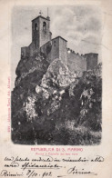 1902-Repubblica Di San Marino, La Rocca O Castello Dal Nord, Viaggiata - San Marino