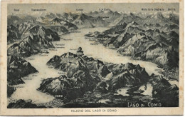 1930circa-rilievo Del Lago Di Como - Como