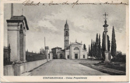 1942-Como Costamasnaga Chiesa Prepositurale, Affrancata Coppia 15c.Imperiale - Como