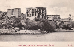 1916-Ile Et Temple De Philac Assouan Haute Egypt, Cartolina Viaggiata - Covers & Documents