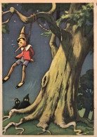 1942-Pinocchio Di C.Collodi (impiccagione), Cartolina Viaggiata - Humour