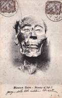 1907-Egypt Museum Cairo Mummy Of Seti I, Cartolina Viaggiata - Brieven En Documenten