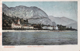 1900circa-Como Cadenabbia Chiesa E Hotel Britannia - Como