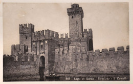 1939-Lago Di Garda Brescia Sirmione Il Castello, Con Annullo VII^giornata Filate - Brescia