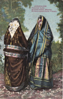 1920ca.-Jerusalem Femmes Turcs Mohameddan Women Cartolina Non Viaggiata - Costumes