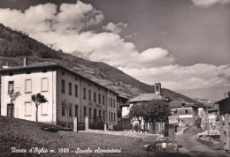 1953-Brescia Vezza D'Oglio Scuole Elementari, Con Francobollo Asportato Per Frod - Brescia