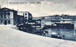 1934-Malta Valletta Marsamuscetto Ferry Pier, Cartolina Viaggiata - Malta