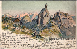 1899-Germania Cartolina Wendelstein Kirchlein Viaggiata - Andere & Zonder Classificatie