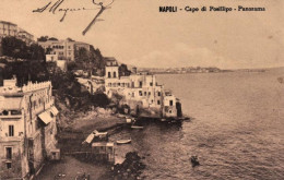 1912-Napoli Capo Di Posillipo Panorama, Annullo Di Ambulante Napoli Roma - Napoli (Napels)