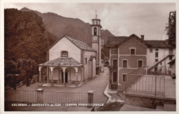 1930circa-Vercelli Valsesia Cervatto Chiesa Parrocchiale - Vercelli