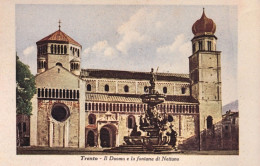1945-Trento Il Duomo E La Fontana Di Nettuno, A Cura Della Societa' Filatelica T - Trento