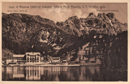 1910-lago Di Misurina E Dolomiti - Trento