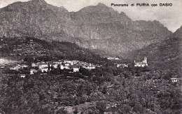 1930-Como Panorame Di Puria Con Dasio, Diretta In Svizzera - Como