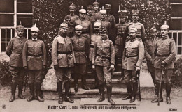 1920ca.-Kaiser Carl I. Von Oesterreich Mit Deutschen Offizieren - Heimat