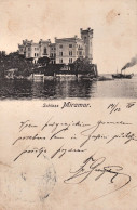 1908-Schloss Miramar Trieste, Cartolina Viaggiata - Trieste