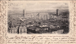 1901-U.S.A. New York East River Bridge From Produce Exchange,cartolina Viaggiata - Marcophilie