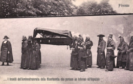 1910circa-Firenze, I Fratelli Dell'Arcicinfraternita Della Misericordia Che Port - Firenze (Florence)