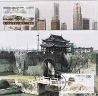 1996-Cina China MC29, City Scenes Maximum Cards - Briefe U. Dokumente