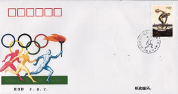 1996-Cina China 13, Scott 2686 The Centennial Olympic Games And 26th Olympic Gam - Covers & Documents