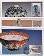 1991-Cina China T166, Scott 2361-66 Jingdezhen Chinaware Maximum Cards - Storia Postale