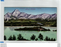 Faakersee 1911 - Insel Mit Mittagskogel Und Türkenkopf - Faakersee-Orte