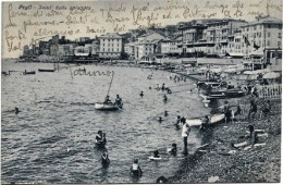 1930-Genova Pegli Saluti Dalla Spiaggia - Genova