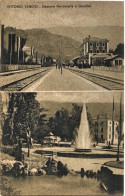1940-Treviso Vittorio Veneto Stazione Ferroviaria E Giardini - Treviso