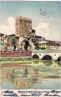 1903-cartolina Padova Ponte Molino Viaggiata - Padova (Padua)