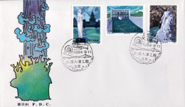 1984-Cina China T97, Scott1938-40 Divert Luanhe River To Tianjin Fdc - Covers & Documents